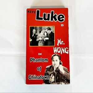 Phantom of Chinatown Mr. Wong VHS tape VCR movie